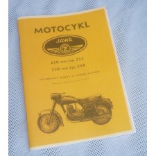NÁVOD K OBSLUZE - JAWA/ČZ 250/353 + 350/354 (ROK 1957)